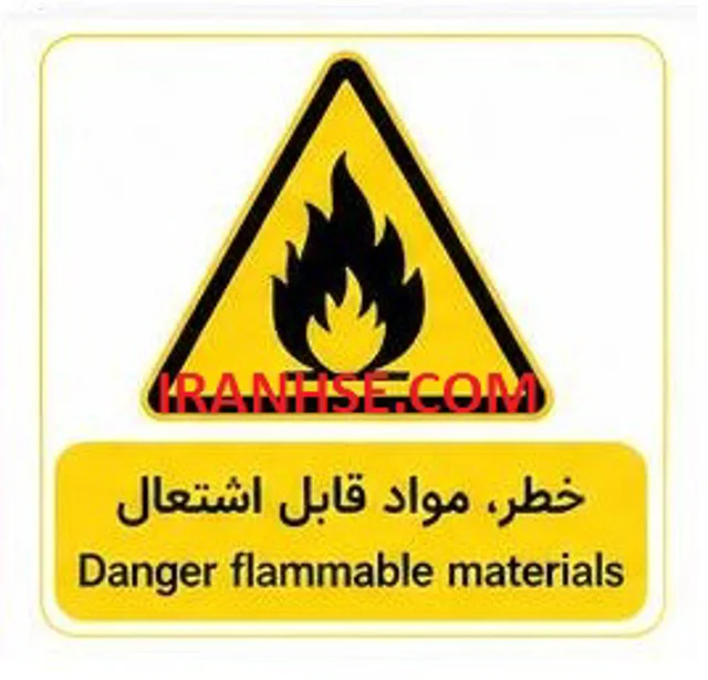 تابلو (خطر، مواد قابل اشتعال)